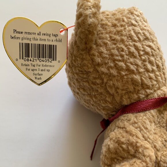 TY Beanie Babies - Curly - 1996 Original Retired (Brown Nose) - Style 4052 - Picture 13 of 14